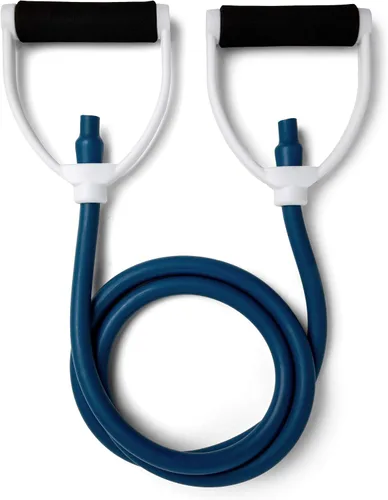 Vista 2 de Champion Sports Bandas de tubo de resistencia para hombres y mujeres, banda elástica duradera para entrenamiento de fuerza, estiramiento