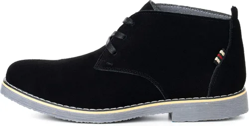Vista 2 de Alpine Swiss Beck - Botas Chukka de ante genuino para hombre