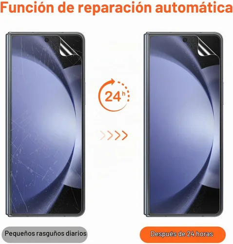 Vista 4 de KCT Protector de pantalla de TPU para Samsung Galaxy Z Fold 5 / Z Fold 4