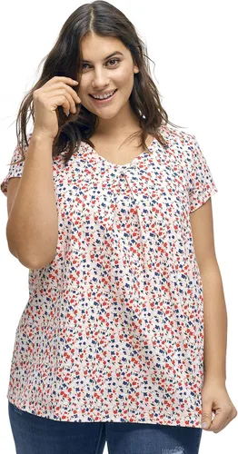 Vista 7 de Ellos Camiseta con cuello en V torcido en talla grande