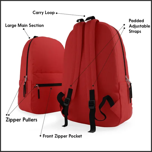 Vista 3 de Bulktech Mochilas a granel para niños, Mezcla, Mochilas Daypack