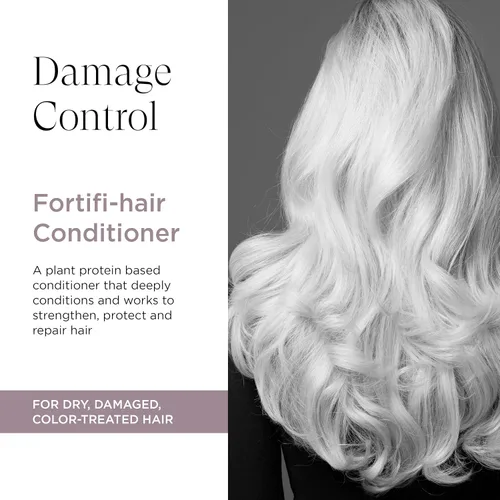 Vista 2 de Intelligent Nutrients Fortifi-hair Acondicionador hidratante reparador intensivo para cabello seco y dañado, rejuvenece, reconstruye, vegano, 8 onzas
