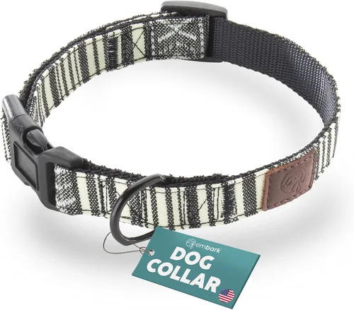 Vista 10 de Embark Adventure Collar para Perros – Collares de perro de nailon elegantes y duraderos para perros pequeños, cómodo collar para mascotas, collares