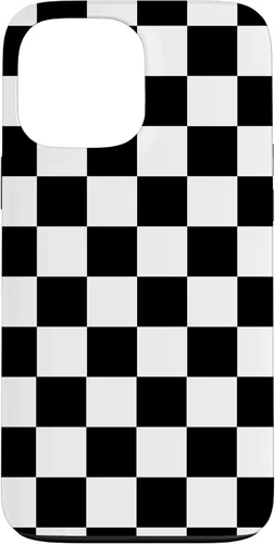 Vista 24 de Checked Chessboard Black Case for iPhone 17