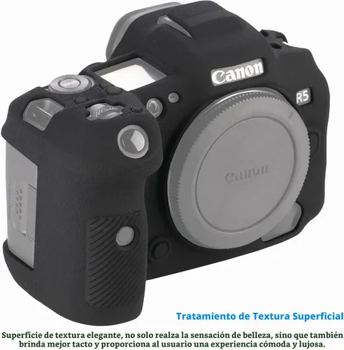 Vista 3 de Funda protectora para cámara Canon EOS R5, color negro