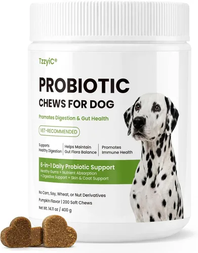 Vista 8 de Probióticos para perros Salud digestiva intestinal Probióticos masticables