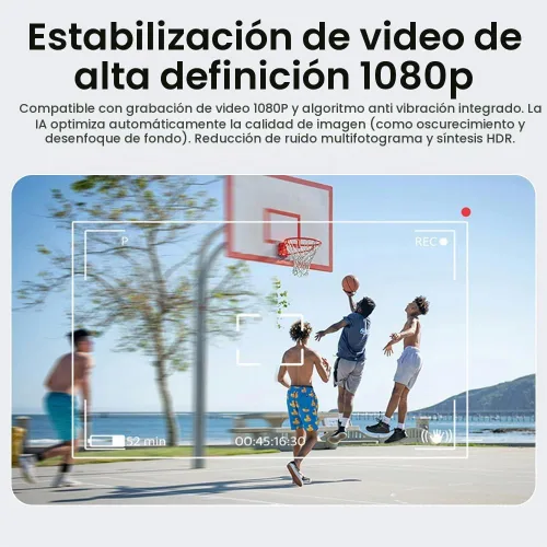 Vista 6 de Al Smart Glasses, cámara HD 1080p con funciones de música y llamadas, gafas inteligentes Ai con Bluetooth para grabación de video remota, control
