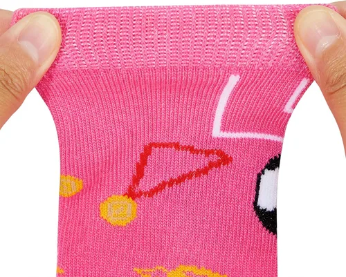 Vista 5 de American Trends Calcetines para niños, hasta la rodilla, uniforme, deportivos, de fútbol, a rayas, para niños y niñas