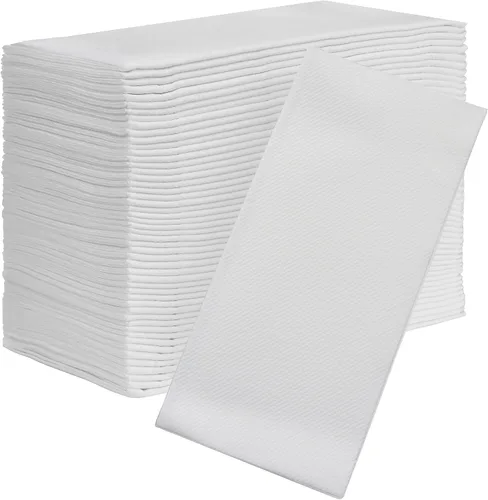 Vista 9 de Servilletas de papel American Homestead - Servilletas desechables tipo lino para cena BBQ - Servilletas de mesa de calidad de restaurante