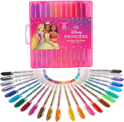 Vista 15 de Innovative Designs Beetlejuice - Juego de bolígrafos de gel para niños, paquete de 24 con bolígrafos de gel con purpurina, bonitos bolígrafos