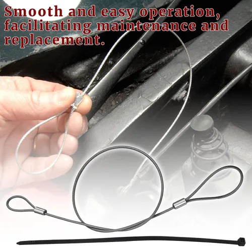 Vista 6 de Kit de cables de liberación de capó de emergencia de 4 piezas para Chevrolet Corvette C4 1984-1996, accesorios de reemplazo directo RP604802