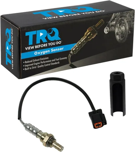 Vista 185 de TRQ Sensor de Oxígeno O2 de 4 Hilos de Banda Estrecha Compatible con VW Atlas 2.0L 2018-21, VW GTI 2.0L 2016-18, Audi A3 Quattro 2.0L 2015-18, VW
