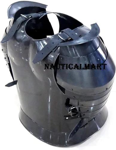 Vista 2 de NauticalMart Medieval Times - Traje de armadura de acero para el pecho