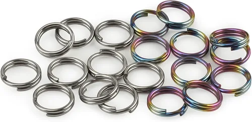 Vista 4 de 10 llaveros de aleación de titanio, accesorios de llavero EDC para herramientas pequeñas, mini conectores