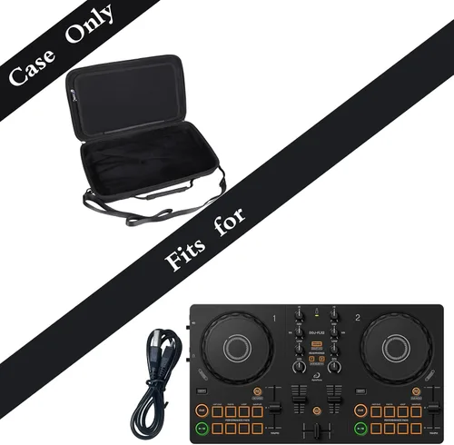 Vista 11 de Funda para Pioneer DJ AlphaTheta DDJ-FLX2 / DDJ-200 / DDJ-WeGO4 Controlador de DJ compacto de 2 canales - Bolsa de almacenamiento de transporte
