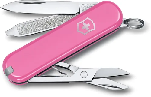 Vista 3 de Victorinox Classic SD Swiss Army – Navaja suiza de bolsillo, compacta, 7 funciones, navaja de bolsillo fabricada en Suiza con hoja pequeña Parque
