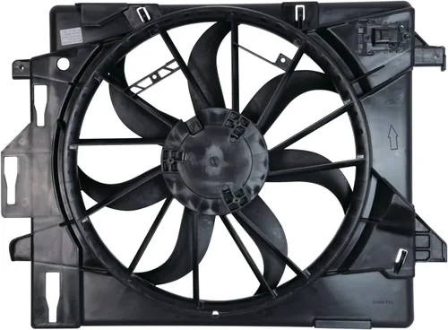 Vista 2 de TYC 621860 Conjunto de ventilador de refrigeración compatible con Dodge Caravan/Grand Caravan 2008-2016