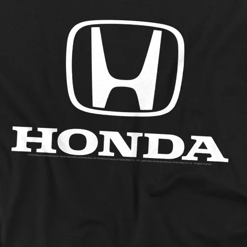 Vista 5 de Popfunk Honda Auto Logo Black T-Shirt