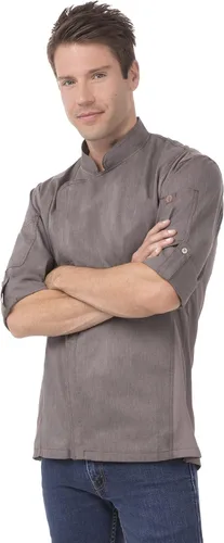 Vista 5 de Chef Works Abrigo de chef Hartford Cool Vent para hombre