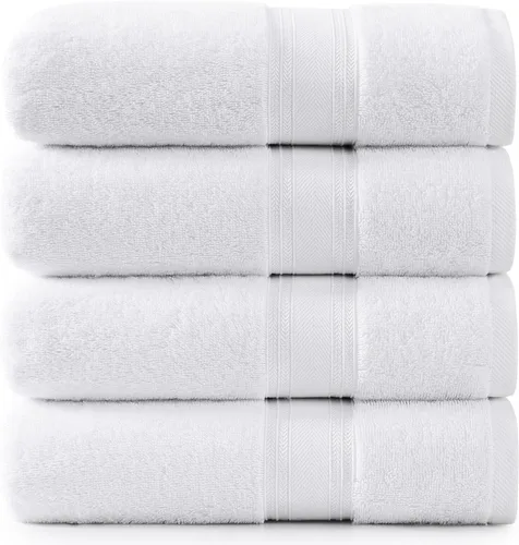 Vista 43 de LANE LINEN Juego de toallas de baño de lujo, 3 piezas, 100% algodón, secado rápido, extra aborbentes, juego de toallas súper suaves, 1 toalla de Gris