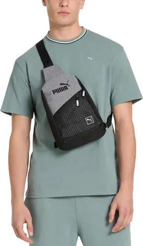 Vista 5 de PUMA Mochila Evercat de pared lateral, Negro/Plata