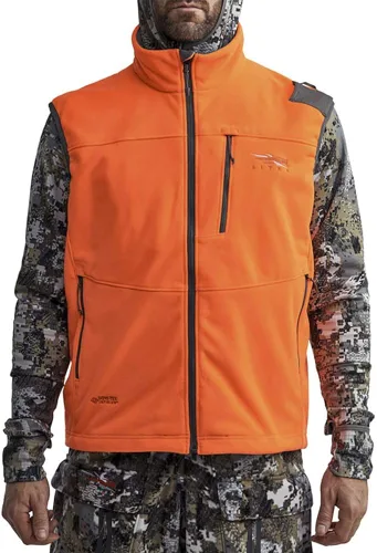 Vista 2 de Sitka Gear Chaleco de caza Stratus Windstopper repelente al agua para hombre