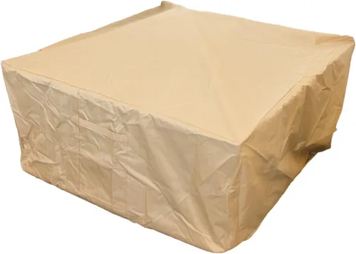 Vista 12 de Hiland HVD-PRPC-CVR - Cubierta para hoguera de propano convencional, impermeable, resistente, 30 x 30 x 25 pulgadas, color marrón claro, cuadrado