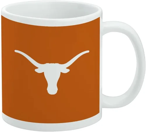 Vista 130 de Taza de cerámica con el logotipo principal de la Universidad Rider, taza de regalo novedosa para café, té y bebidas calientes, 11oz, blanca