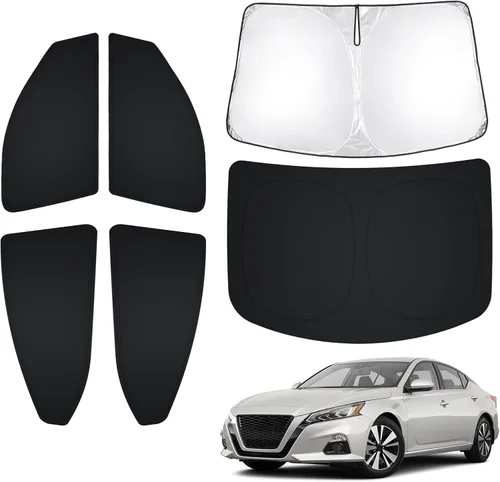 Vista 8 de T TGBROS Parasol para parabrisas para BMW X1 F48 2016 2017 2018 2019 2020 2021 2022 para ventana de automóvil, con bloqueo UV grueso y opaca