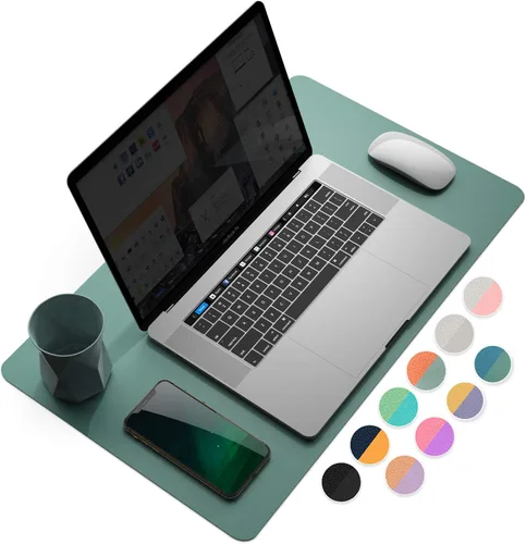 Vista 15 de YSAGi Almohadilla de Escritorio de Oficina, Tapete de Escritorio, 23.6" x 13.7" Ultra Delgada Impermeable de Cuero PU Secante de Escritorio