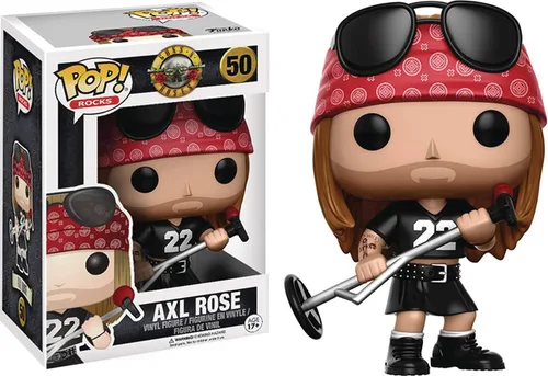 Vista 2 de POP Guns N' Roses - Figura de vinilo Axl Rose Funko Rocks (incluye caja protectora compatible)
