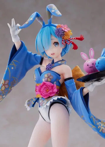 Vista 4 de Furyu Re:Zero -Starting Life in Another World- Rem (Wa-Bunny Ver.) Figura de PVC a escala 1:7