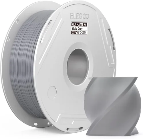 Vista 8 de ELEGOO Filamento de ácido poliláctico (PLA) mate 1.75mm Beige 1KG, filamento de impresora 3D de alta precisión, carrete de 1kg (2.2lbs) Compatible