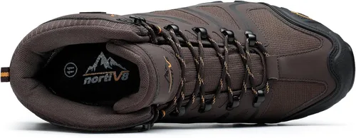 Vista 5 de NORTIV 8 Armadillo Botas de senderismo para hombre impermeables ligeras para exteriores, mochileros o senderismo