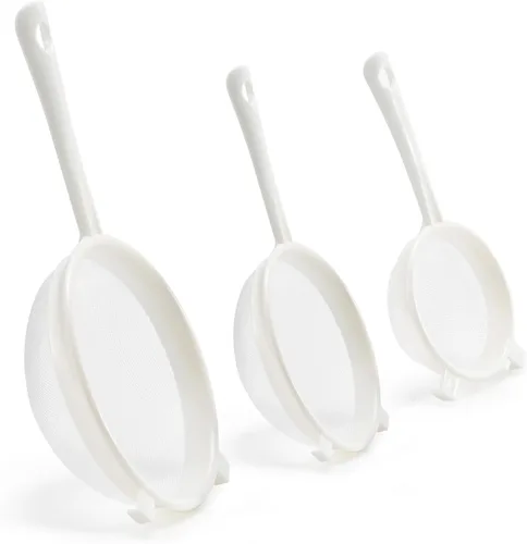 Vista 10 de Luckyiren Juego de coladores de kéfir, tamiz de plástico no metálico de 2 tamaños con malla fina para granos de kéfir, kéfir de leche, kéfir de agua