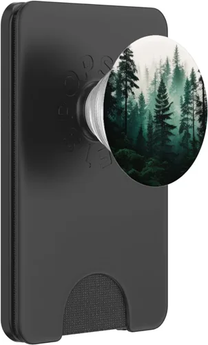Vista 7 de Bosque de pino, bosque, naturaleza, verde, para exteriores, explora PopSockets intercambiables PopGrip