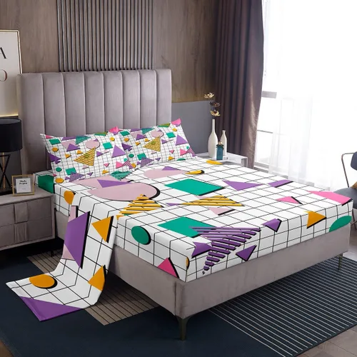 Vista 29 de jejeloiu Juego de sábanas de boliche, tamaño individual, juego de sábanas de bola de boliche para niños y niñas, decoración de juegos deportivos