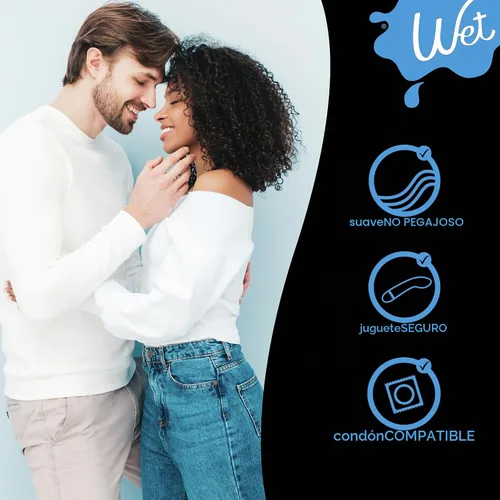 Vista 5 de Wet Paquete múltiple de lubricante personal (1 onza líquida (paquete de 3))