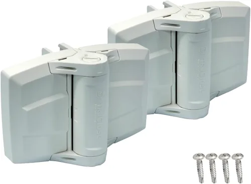 Vista 10 de D&D Technologies TCHDMA1S3BT TruClose Bisagras de puerta resistentes multiajustables, cierre automático, ajustable en 3 direcciones, para puertas