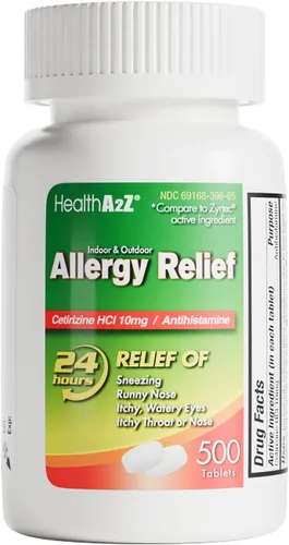 Vista 6 de HealthA2Z® Alivio de la alergia Cetirizina 10 mg Alivio de alergias durante todo el día Interior y exterior Alivio de picazón de garganta