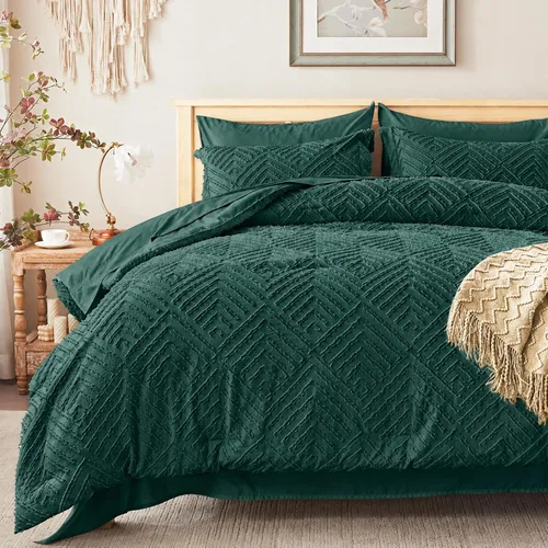 Vista 12 de Zzlpp Juego de edredón individual de 5 piezas, ropa de cama beige en una 01 - Beige