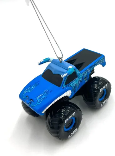 Vista 2 de Monster Jam® El Toro Loco Ice y Max D - Adornos para camiones, 2 surtidos