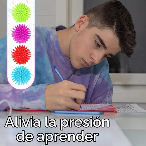Vista 5 de HyDren Paquete de 25 mini bolas sensoriales de puercoespín con puntas