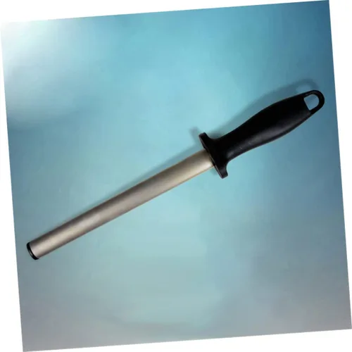 Vista 3 de KICHOUSE Sacapuntas de acero afilador de 12 pulgadas para s para cuchillos herramienta de afilado de cocina Negro