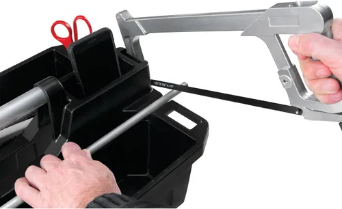 Vista 2 de Performance Tool W88995 Carrito de suministro portátil y bandeja magnética para herramientas, negro