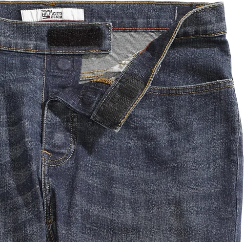 Vista 3 de Tommy Hilfiger Jeans adaptativos para hombre Botones magnéticos de cintura ajustable recta