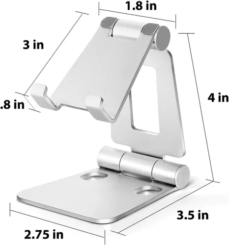 Vista 6 de Soporte de visualización PRO compatible con soporte de escritorio Microsoft Surface Duo que es ajustable, portátil, duradero hasta pantallas de 13