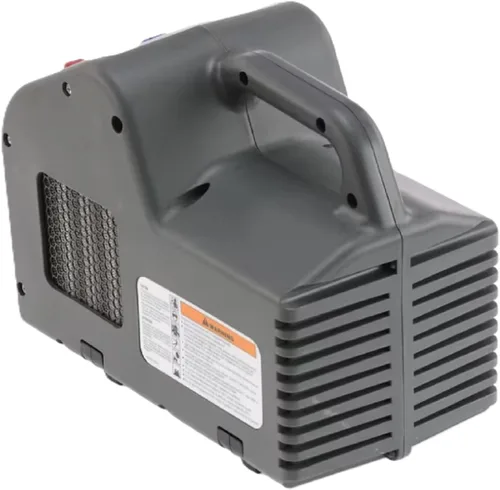 Vista 4 de Robinair RG3 máquina de recuperación de refrigeración portátil de 110 V CA, 60 Hz Compatible con refrigerantes comunes CFC, HFC, HCFC incluyendo