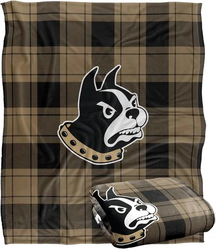 Vista 131 de LOGOVISION St John's University Campus Plaid Spirit Silky Touch Manta súper suave 36 x 58 pulgadas