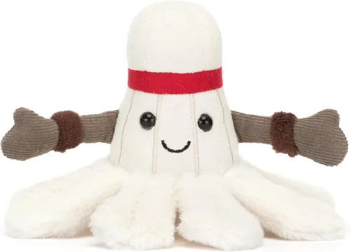 Vista 5 de Jellycat Amuseables Muñeco de Peluche de Bádminton, 15 cm - Peluche de Bádminton para Fans de Deportes